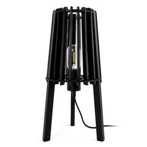 Fidel Timber Floor Lamp 1.3M - Black