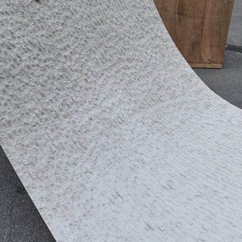 WOODFLEX FLEXIBLE PU STONE PANEL - ROUGH LINE White - 1200 x 600mm - innovatec.com.au
