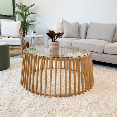 LYNNA Coffee Table  80cm - Black