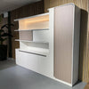 LUSH Display Unit 261.5cm - White & Taupe