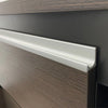 CARTER Executive Office Desk with Right Return 2.2M - Coffee & Grey