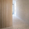 WOODFLEX Flexible Wooden Slat Wall Panel - Oak Veneer - 3000mm x 600mm - Trapezium