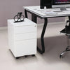 MARLO 3 Drawer Mobile Pedestal Filing Cabinet - White