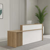 KNOX Reception Desk 240cm Left Panel - Oak