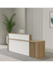 KNOX Reception Desk 240cm Right Panel - Oak