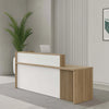 KNOX Reception Desk 240cm Right Panel - Oak