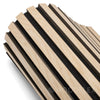 WOODFLEX Flexible Acoustic Wood Slat Wall Panel, Oak Veneer - 2400mm x 600mm
