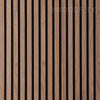 WOODFLEX Flexible Acoustic Wood Slat Wall Panel, Walnut Veneer - 2700mm x 600mm