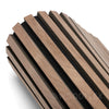 WOODFLEX Flexible Acoustic Wood Slat Wall Panel, Walnut Veneer - 2700mm x 600mm