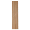WOODFLEX Z-Style Acoustic Wood Slat Panel - 3 Sided Full Wrap Oak Veneer - 2700mm x 600mm
