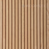 WOODFLEX Z-Style Acoustic Wood Slat Panel - 3 Sided Full Wrap Oak Veneer - 2700mm x 600mm