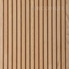 WOODFLEX Z-Style Acoustic Wood Slat Panel - 3 Sided Full Wrap Oak Veneer - 2700mm x 600mm