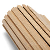 WOODFLEX Z-Style Acoustic Wood Slat Panel - 3 Sided Full Wrap Oak Veneer - 2700mm x 600mm