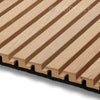 WOODFLEX Z-Style Acoustic Wood Slat Panel - 3 Sided Full Wrap Oak Veneer - 2700mm x 600mm