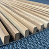 WOODFLEX Flexible Outdoor Hard Wood Wall & Ceiling Cladding - Oak & Black - 2400mm x 600mm