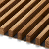WOODFLEX Flexible Outdoor Hard Wood Wall & Ceiling Cladding - Oak & Black - 2400mm x 600mm