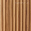 WOODFLEX Flexible Solid Paulownia Wood Slat Wall Panel -  2700mm x 600mm - Half Round