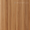 WOODFLEX Flexible Solid Paulownia Wood Slat Wall Panel -  2700mm x 595mm - Half Round