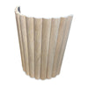 WOODFLEX Flexible Wooden Slat Wall Panel - Oak Veneer - 3000mm x 600mm - Half Round