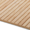 WOODFLEX Flexible Wooden Slat Wall Panel - Oak Veneer - 2700mm x 600mm - Trapezium