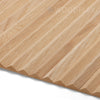 WOODFLEX Flexible Wooden Slat Wall Panel - Oak Veneer - 2700mm x 600mm - Triangle