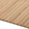 WOODFLEX Flexible Wooden Slat Wall Panel - Oak Veneer - 2700mm x 600mm - Triangle