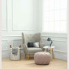 SATURN Ottoman - 61cm - Oak Brown