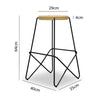 STARK Wooden Topped  Counter Stool