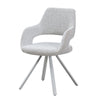 LINDEN Swivel Dining Chair - Beige & Grey