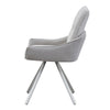 ALDEN Swivel Dining Chair - Grey