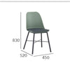 LAXMI Dining Chair - White & Black