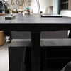 DAXTON Executive Desk with Left Return with Lift 200cm - Black