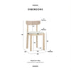 LOWEN Dining Chair - Cream White