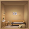 ARSENIO Console Table 90cm - Natural & White