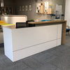 ZIVA Reception Desk 240cm Right Panel - White