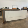 ZIVA Reception Desk 240cm Right Panel - White