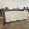 ZIVA Reception Desk 1.8M with Right Panel - Oak & White