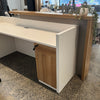 ZIVA Reception Desk 240cm Right Panel - White