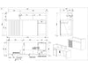 KNOX Reception Desk 240cm Left Panel - Oak