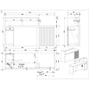 KNOX Reception Desk 240cm Right Panel - Oak