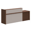 KNOX  Reception Desk 180cm Right Panel - Brown