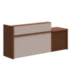 KNOX  Reception Desk 180cm Right Panel - Brown