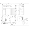 KNOX Reception Desk 180cm Left Panel - Oak