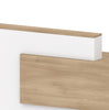 HELMER Reception Desk 1.8M Right Panel - Oak & White