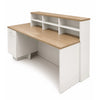 HELMER Reception Desk 1.8M Right Panel - Oak & White