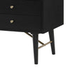 RANIA Sideboard Buffet 160cm - Black Ash