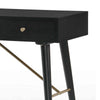 RANIA Study Desk Console 120cm - Black Ash