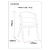 ALESSA Dining Chair - Blue