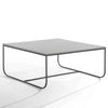 MARIT Coffee Table - 90cm - Grey + Black Metal