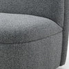 LEXTER Swivel Lounge Chair - Dark Grey